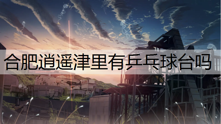 合肥逍遥津里有乒乓球台吗